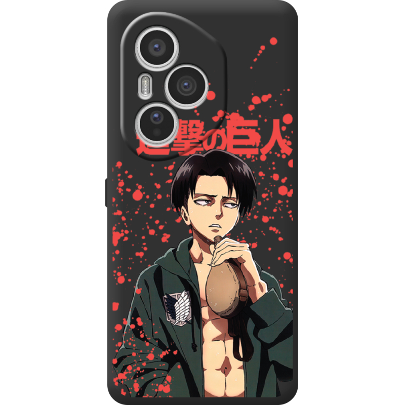 Чорний чохол BoxFace Honor 400 Pro Атака Титанов Леви