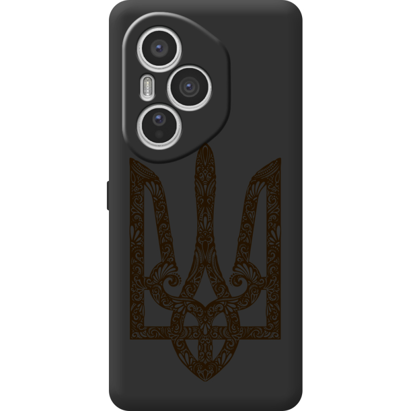 Чорний чохол BoxFace Honor 400 Pro Ukrainian Trident