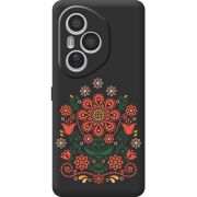 Чорний чохол BoxFace Honor 400 Pro Ukrainian Ornament