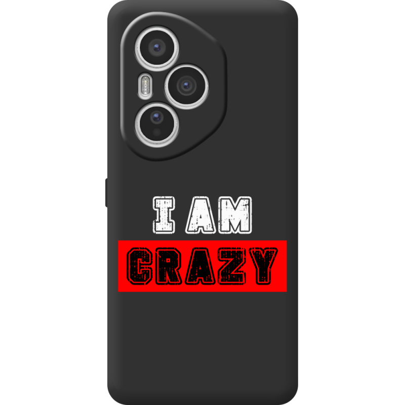 Чорний чохол BoxFace Honor 400 Pro I'm Crazy