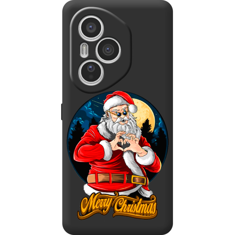 Чорний чохол BoxFace Honor 400 Pro Cool Santa