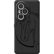 Чорний чохол BoxFace Honor 400 Pro Horse