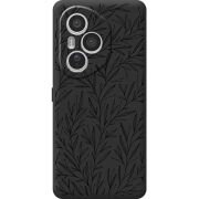 Чорний чохол BoxFace Honor 400 Pro Leaves