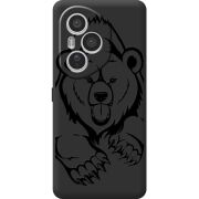 Чорний чохол BoxFace Honor 400 Pro Grizzly Bear