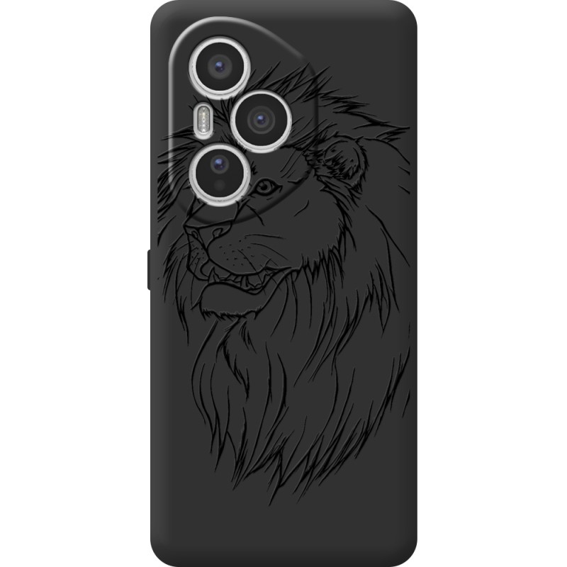 Чорний чохол BoxFace Honor 400 Pro Lion