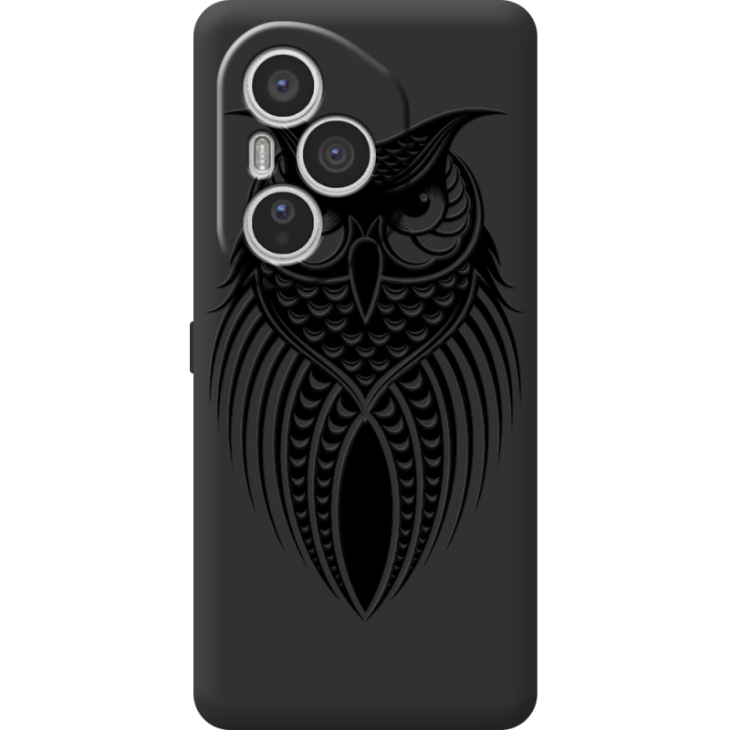 Чорний чохол BoxFace Honor 400 Pro Owl