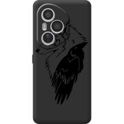 Чорний чохол BoxFace Honor 400 Pro Wolf and Raven
