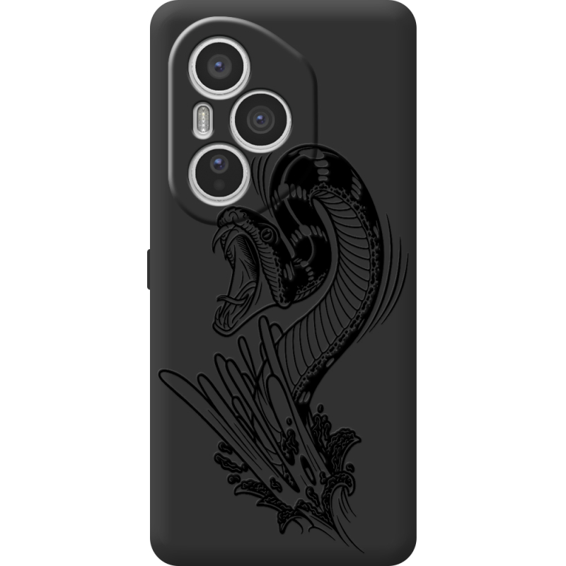 Чорний чохол BoxFace Honor 400 Pro Snake
