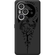 Чорний чохол BoxFace Honor 400 Pro Hugin and Munin