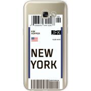 Прозрачный чехол Uprint Samsung A520 Galaxy A5 2017 Ticket New York