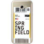 Прозрачный чехол Uprint Samsung A520 Galaxy A5 2017 Ticket Springfield