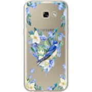 Прозрачный чехол Uprint Samsung A520 Galaxy A5 2017 Spring Bird