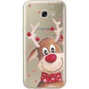 Прозрачный чехол Uprint Samsung A520 Galaxy A5 2017 Winter Deer