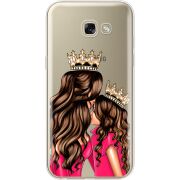Прозрачный чехол Uprint Samsung A520 Galaxy A5 2017 Queen and Princess