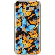 Прозрачный чехол Uprint Samsung A520 Galaxy A5 2017 Butterfly Morpho