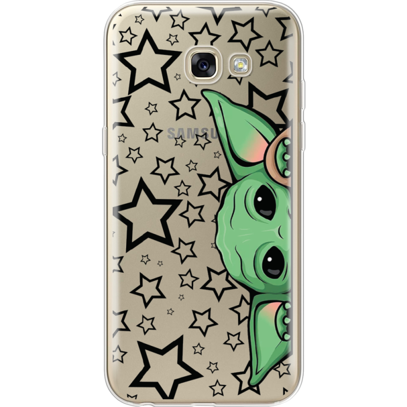 Прозрачный чехол Uprint Samsung A520 Galaxy A5 2017 Baby Yoda