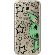 Прозрачный чехол Uprint Samsung A520 Galaxy A5 2017 Baby Yoda