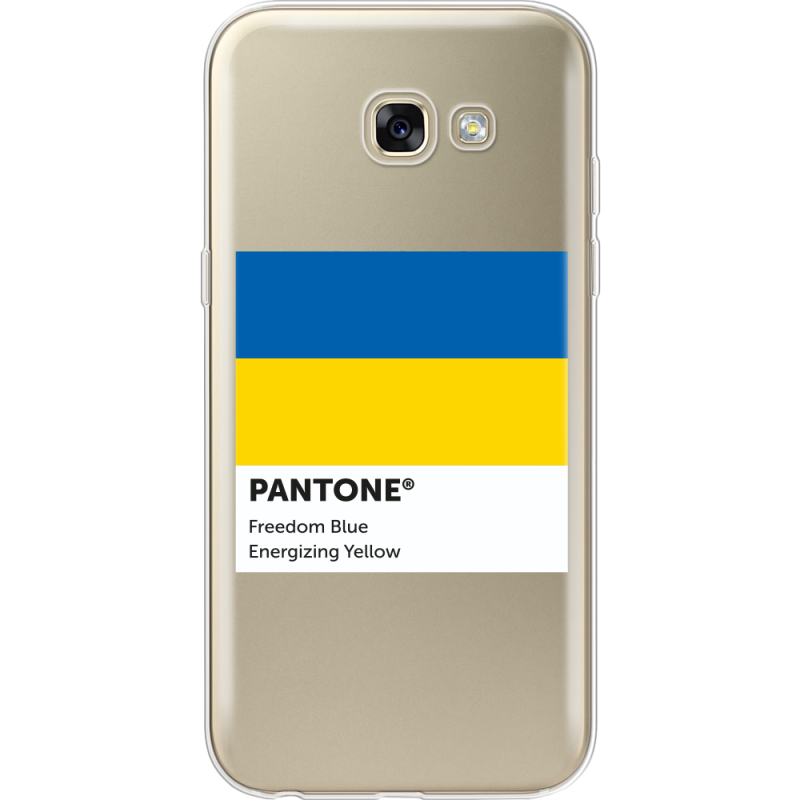 Прозрачный чехол Uprint Samsung A520 Galaxy A5 2017 Pantone вільний синій