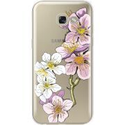 Прозрачный чехол Uprint Samsung A520 Galaxy A5 2017 Cherry Blossom