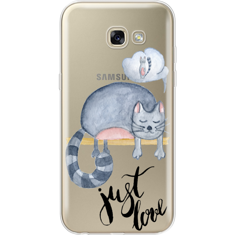 Прозрачный чехол Uprint Samsung A520 Galaxy A5 2017 Just Love