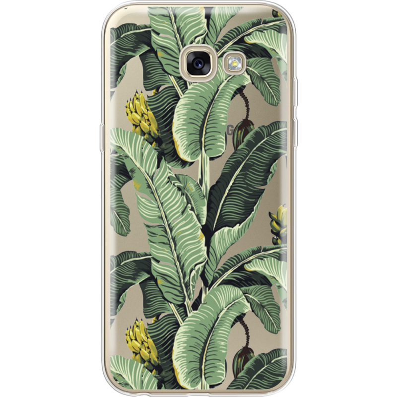 Прозрачный чехол Uprint Samsung A520 Galaxy A5 2017 Banana Leaves