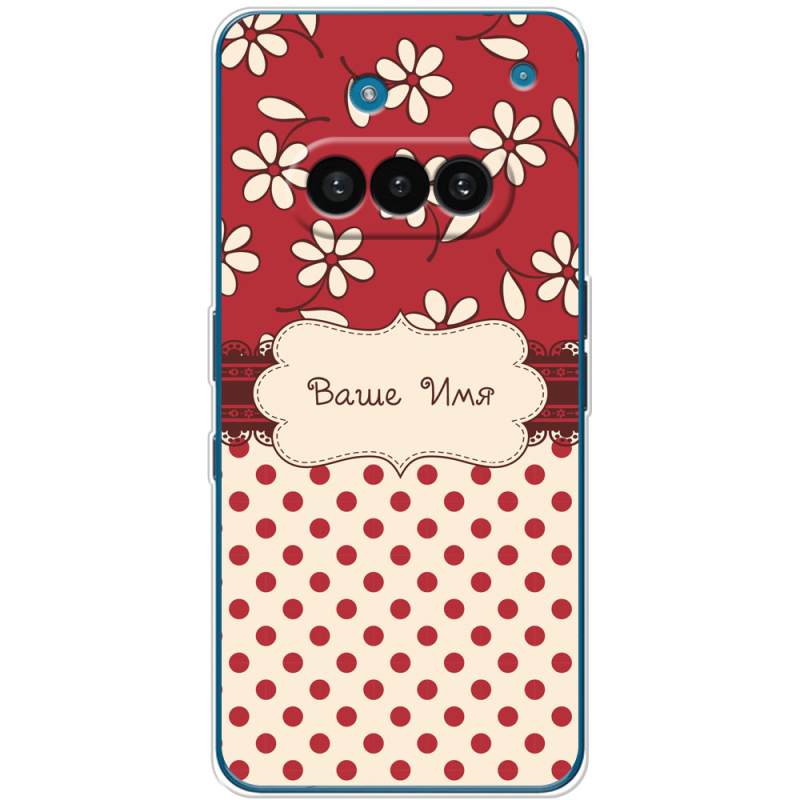 Чохол BoxFace Nothing Phone (3a) Именной Polka Dots