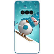 Чохол BoxFace Nothing Phone (3a) Skier Snowman
