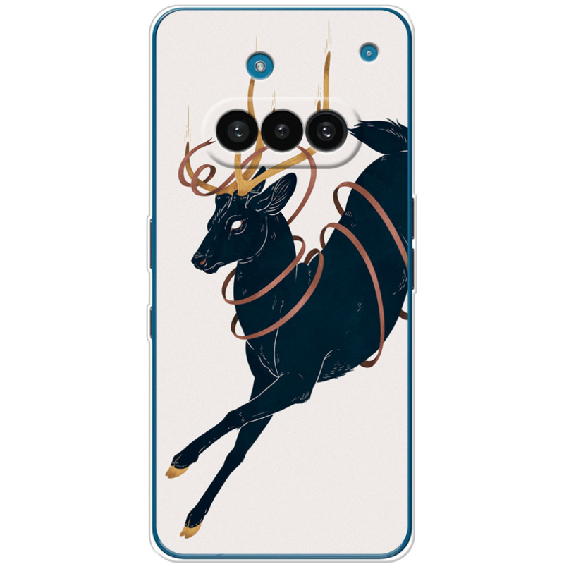Чохол BoxFace Nothing Phone (3a) Black Deer