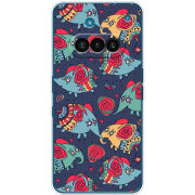 Чохол BoxFace Nothing Phone (3a) Flying Elephants
