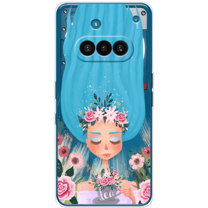Прозорий чохол BoxFace Nothing Phone (3a) Blue Hair