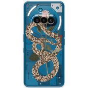 Прозорий чохол BoxFace Nothing Phone (3a) Glamor Snake