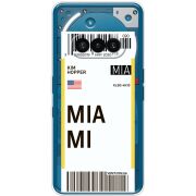 Прозорий чохол BoxFace Nothing Phone (3a) Ticket Miami