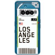 Прозорий чохол BoxFace Nothing Phone (3a) Ticket Los Angeles
