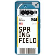 Прозорий чохол BoxFace Nothing Phone (3a) Ticket Springfield