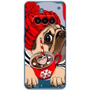 Прозорий чохол BoxFace Nothing Phone (3a) Winter Puggy