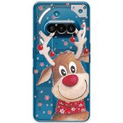 Прозорий чохол BoxFace Nothing Phone (3a) Winter Deer