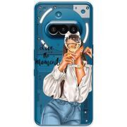 Прозорий чохол BoxFace Nothing Phone (3a) Live The Moment
