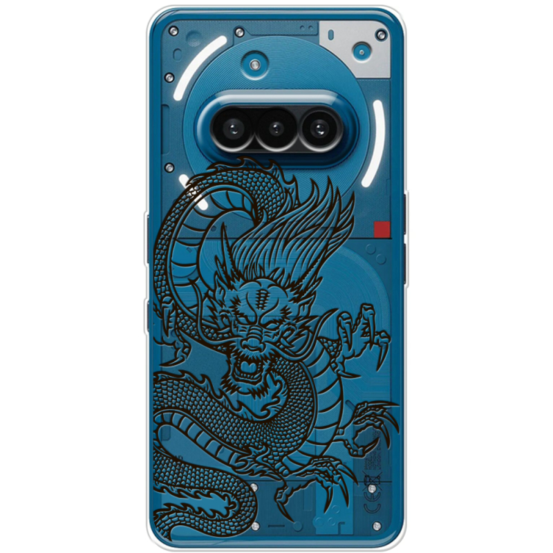 Прозорий чохол BoxFace Nothing Phone (3a) Chinese Dragon