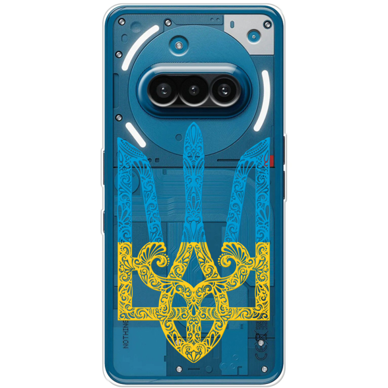 Прозорий чохол BoxFace Nothing Phone (3a) Gold Trident