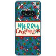 Прозорий чохол BoxFace Nothing Phone (3a) Vintage Christmas Pattern