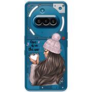 Прозорий чохол BoxFace Nothing Phone (3a) love is in the air