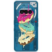 Прозорий чохол BoxFace Nothing Phone (3a) Donuts