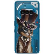 Прозорий чохол BoxFace Nothing Phone (3a) Steampunk Cat