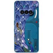 Чохол зі стразами Nothing Phone (3a) Peafowl
