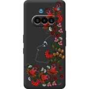 Чорний чохол BoxFace Nothing Phone (3a) 3D Ukrainian Muse
