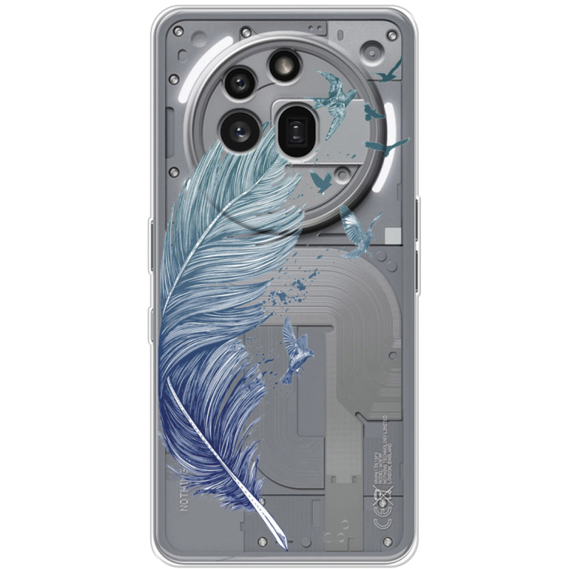 Прозорий чохол BoxFace Nothing Phone (3a) Pro Feather