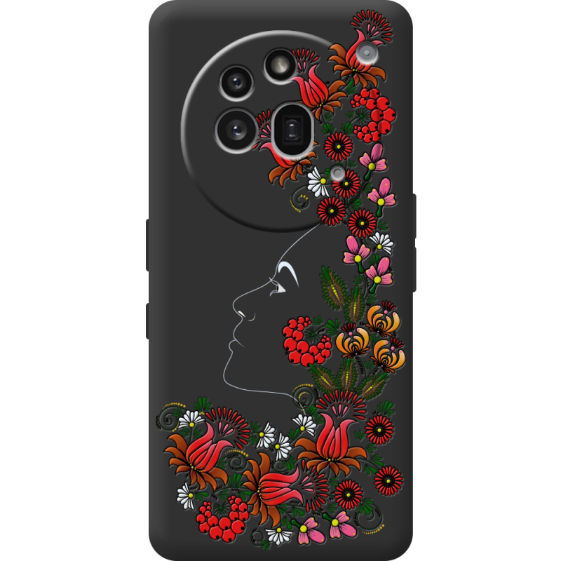 Чорний чохол BoxFace Nothing Phone (3a) Pro 3D Ukrainian Muse