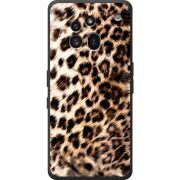 Чорний чохол BoxFace Nothing Phone (3a) Pro Леопардовий