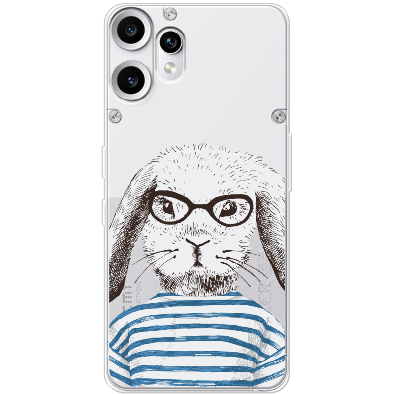 Прозорий чохол BoxFace Nothing CMF Phone 2 Pro MR. Rabbit
