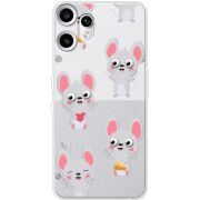 Прозорий чохол BoxFace Nothing CMF Phone 2 Pro с 3D-глазками Mouse